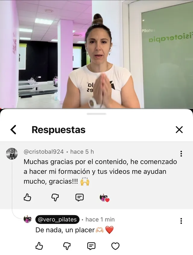 Comentario real de un seguidor en redes
